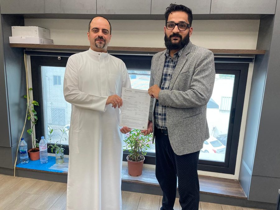 Jabir signing a client deal